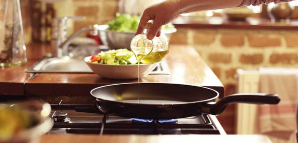 Cooking with non-stick pans