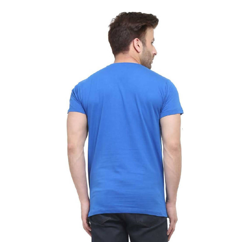 Boys and Men's V-Neck Pure Cotton T-shirts