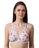 Women's Regular Cotton Wear Assorted Colour Print  Bra Pack Of 2