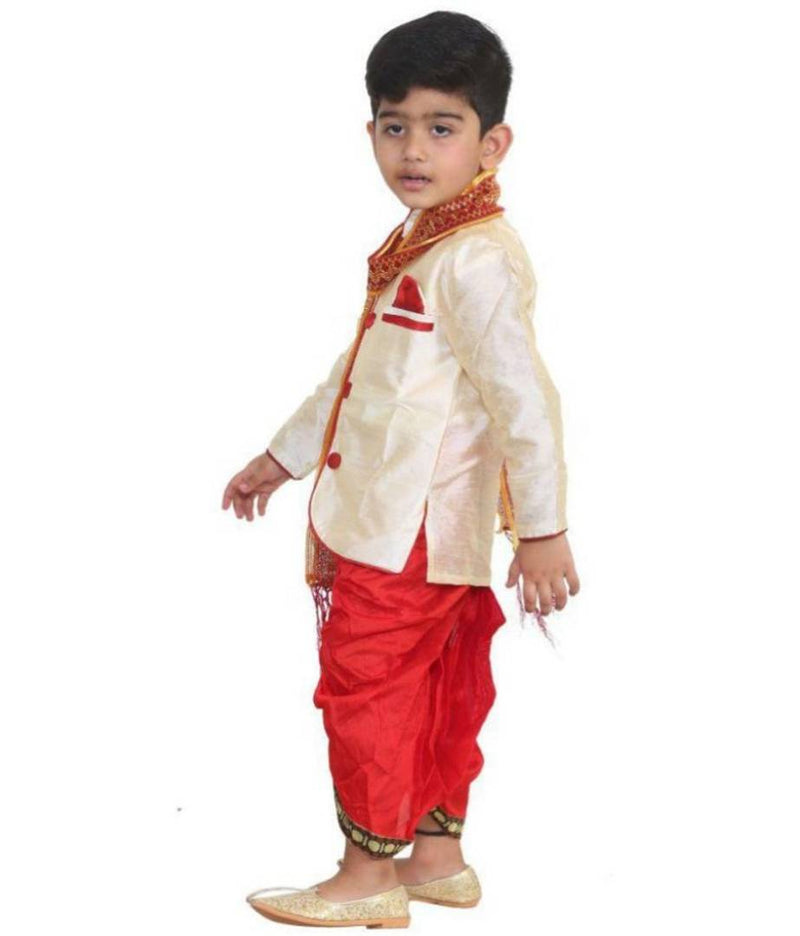 tussar dhoti kurta with duppata