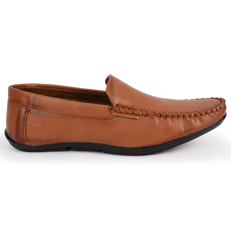 Tan Synthetic Loafer For Men