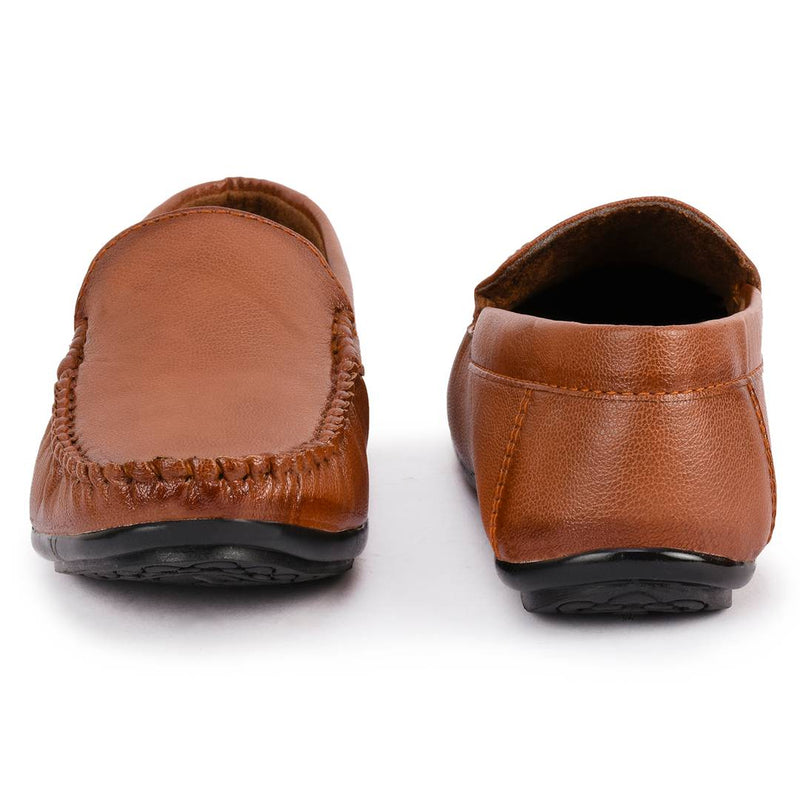 Tan Synthetic Loafer For Men