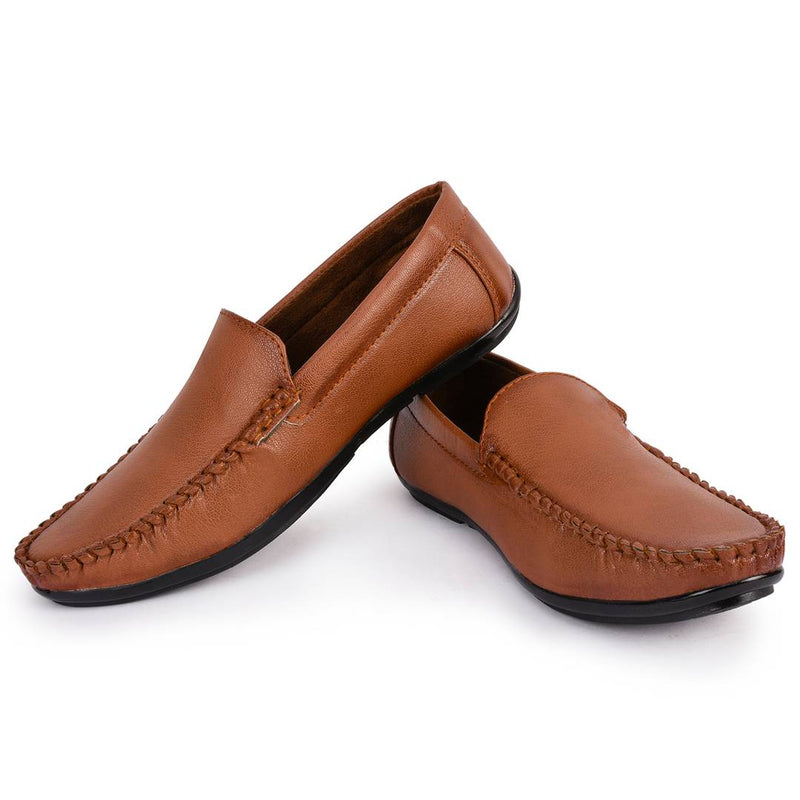 Tan Synthetic Loafer For Men