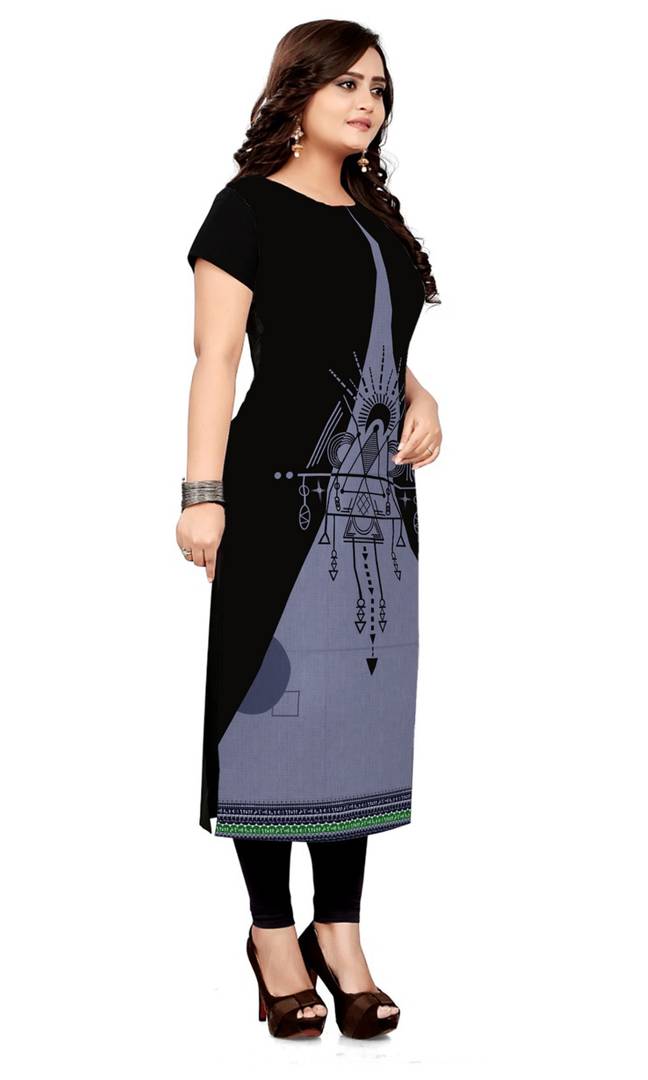 Digital Print  Straigth Kurti