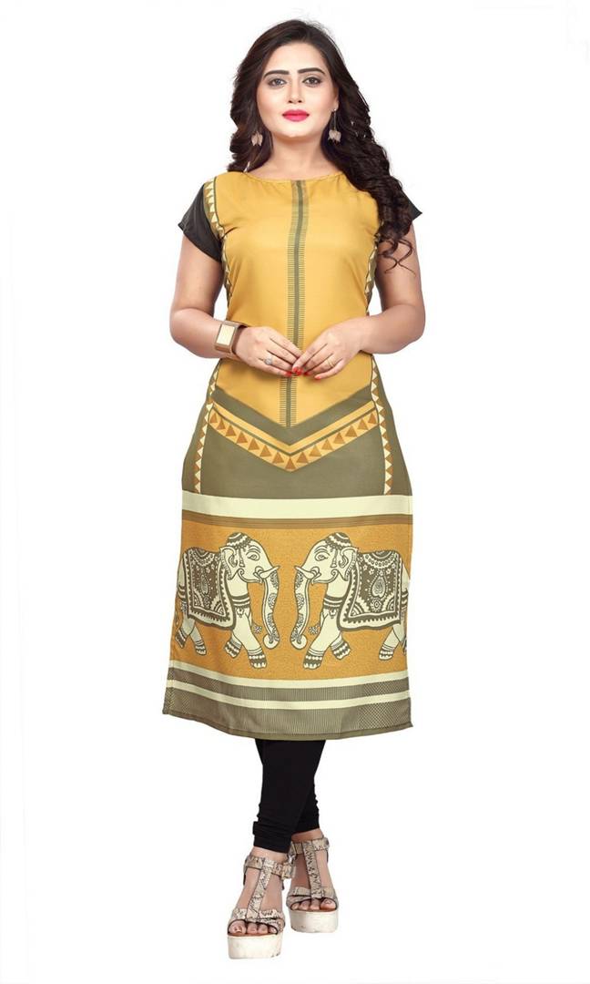 Digital Print  Straigth Kurti