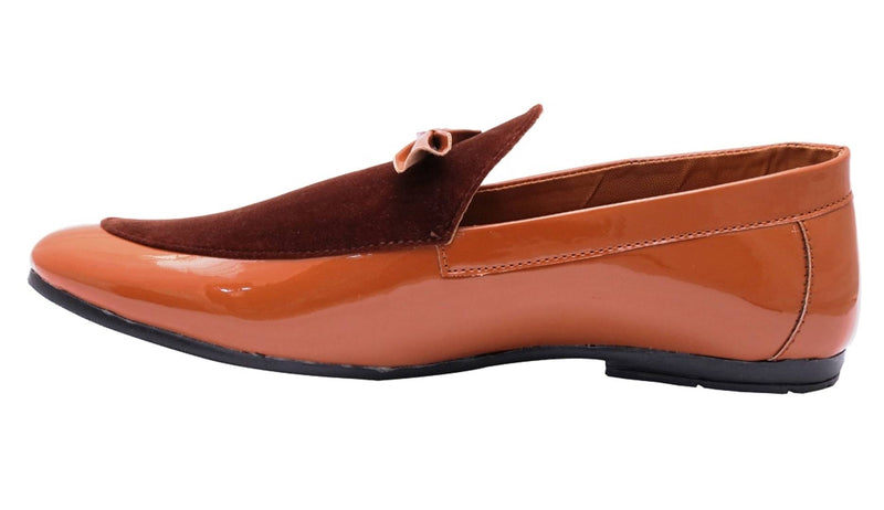 Tan Synthetic Lofar Shoes For Men's