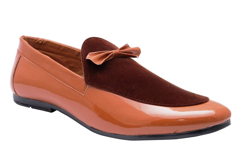 Tan Synthetic Lofar Shoes For Men's