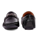 Stylish Black Synthetic Loafar Shoes For Men