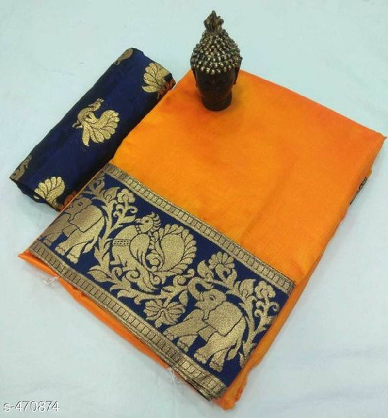 Pure Chanderi Cotton Saree with Blouse piece