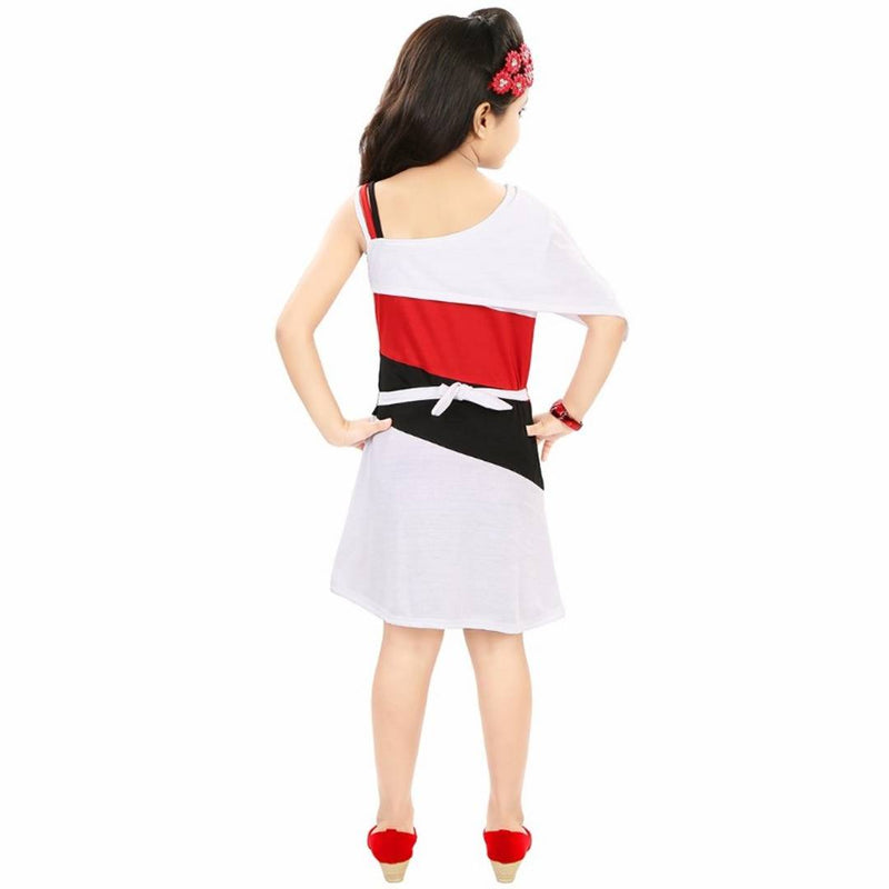 KIRDEE Girls Knee Length Party Dress