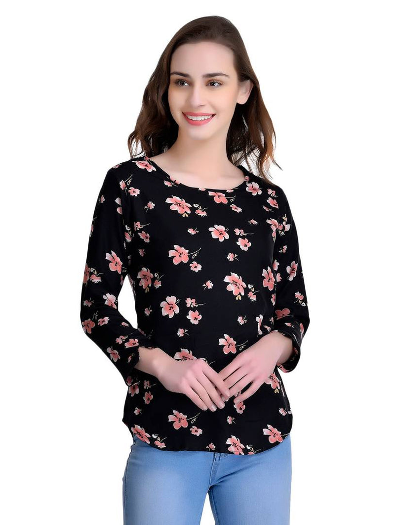 Crepe Regular Length Top For Women's