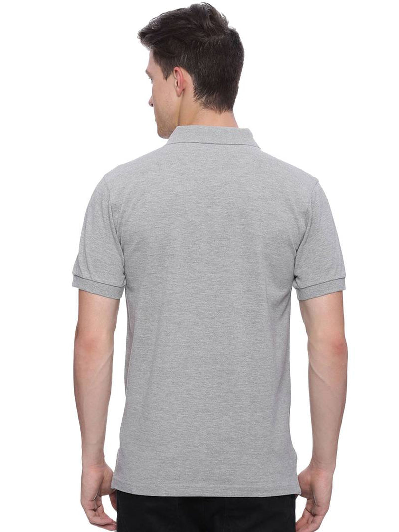 Buy 1 Get 1 Free Solid Cotton Blend Polo T-Shirts