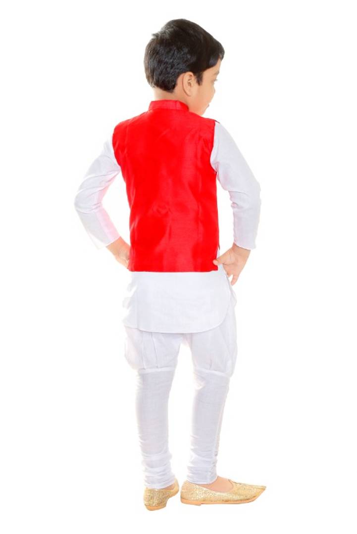 Kids Stylish Ethnic Wear - Modi Jacket, Kurta & Pyjama