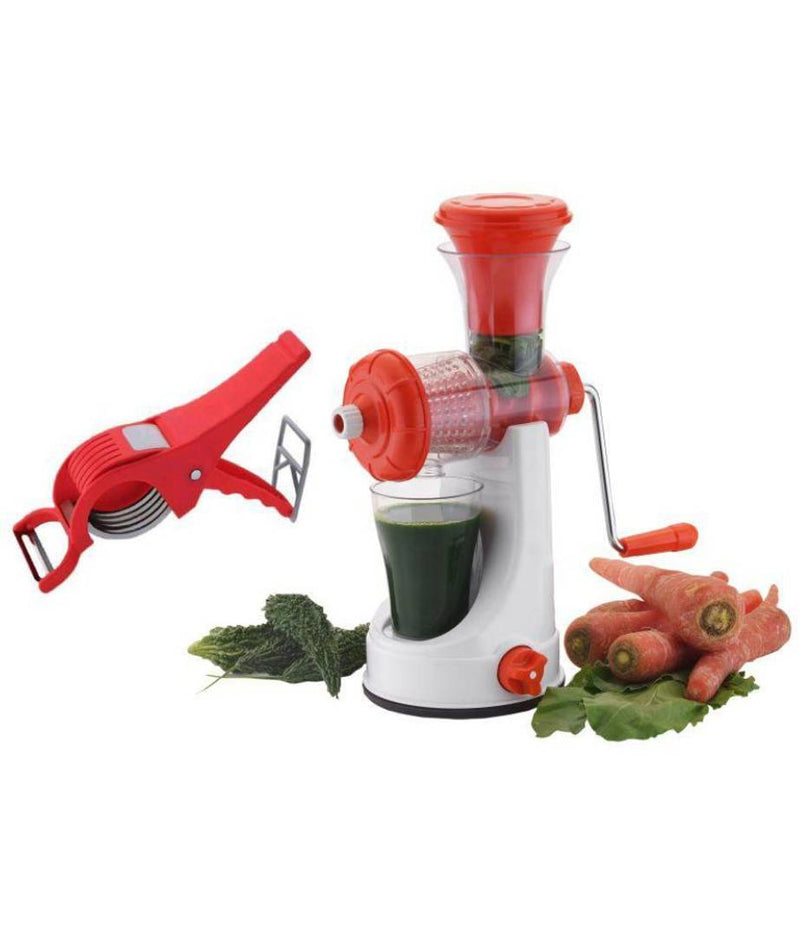 Attractive Red Plastic Manual Citrus Juicers