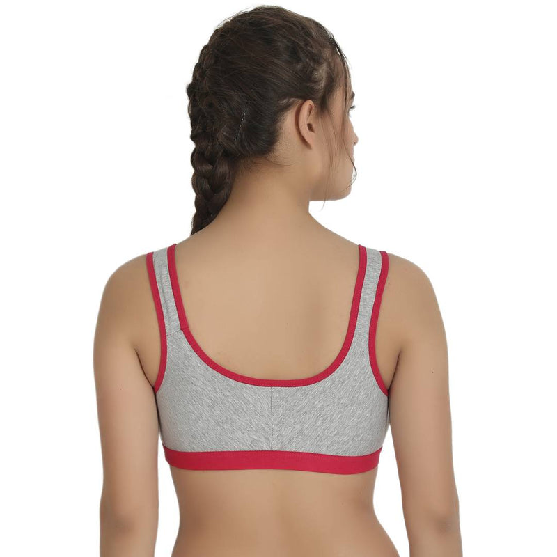 Women Multicoloured Polycotton T-Shirt Bras Combo Set of 3