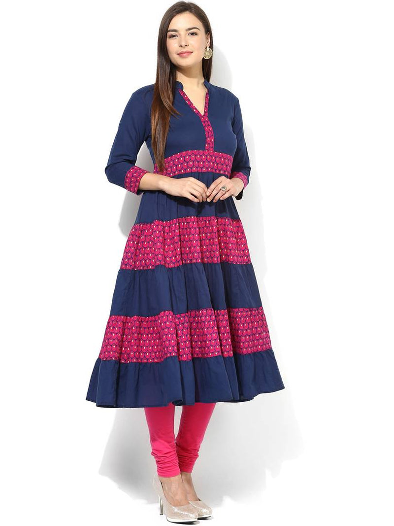 Women's Printed Anarkali Kurta