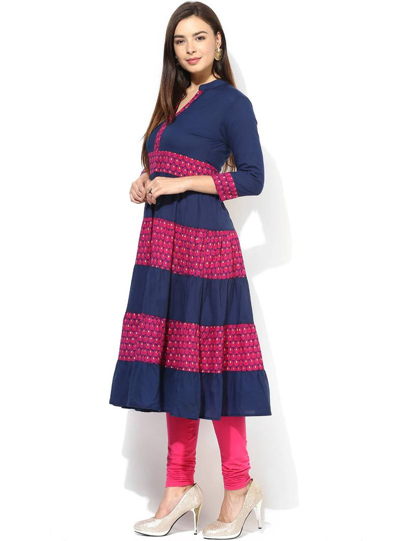 Women's Printed Anarkali Kurta