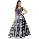 Women Cotton Printed A-Line Dress