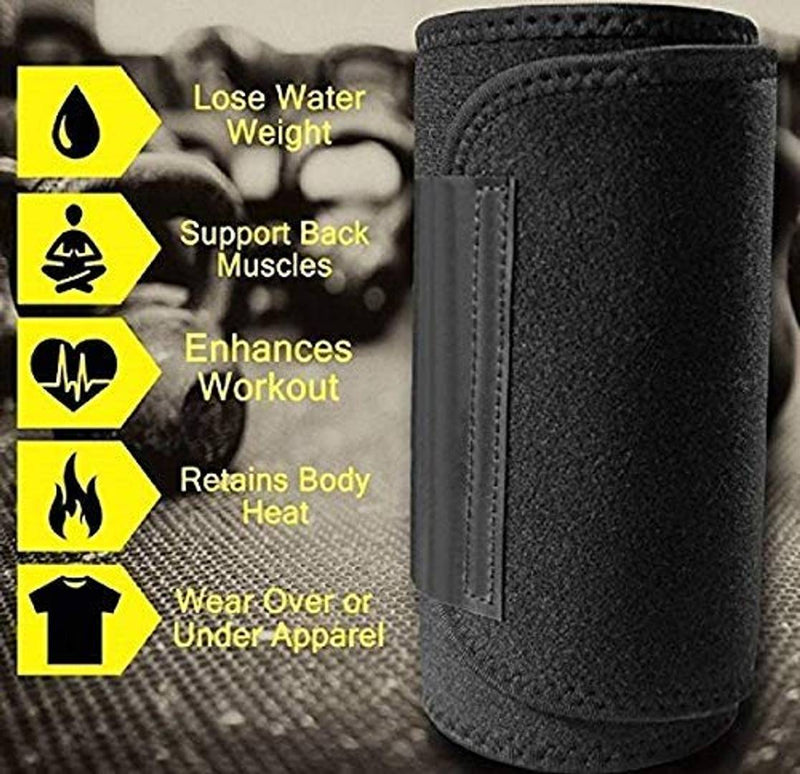 Sweat Waist Trimmer Fat Burner Slimming Belt(Pack of 1)