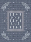 Modern Grey Cotton Printed Single Bedsheet With Pillow Cover