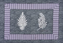 Modern Grey Cotton Printed Single Bedsheet With Pillow Cover
