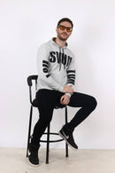 Men's Woolen Exclusive Full  Sleeves Hooded Sweatshirt