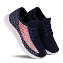 Men's Stylish and Trendy Blue Textured Canvas Casual Sneakers