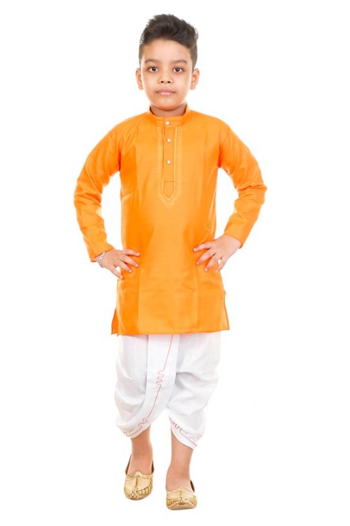 FASHION GARMENTS Modern Kids Dhoti Kurta Set