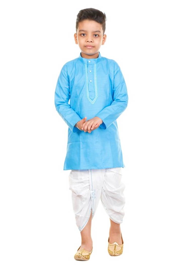 FASHION GARMENTS Modern Kids Dhoti Kurta Set