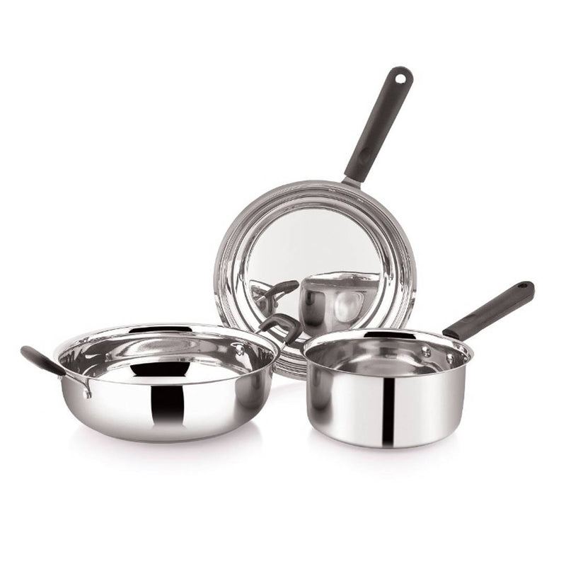 Cross Pan Stainless Steel Sheffield 3 Pc Set