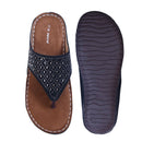 Women's Black Embellished Fashion Flats with Doctor Sole
