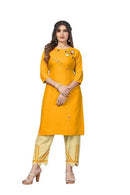 Pure Rayon Kurtis with Bottom Set for Women