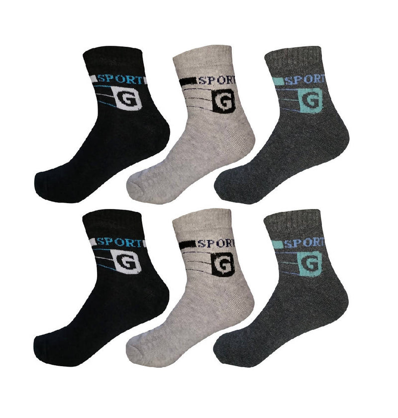 Premium Cotton Cushion Towel Ankle Socks For Men's and Women's