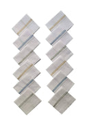 Men's White Cotton Regular Handkerchief 18x18 inches