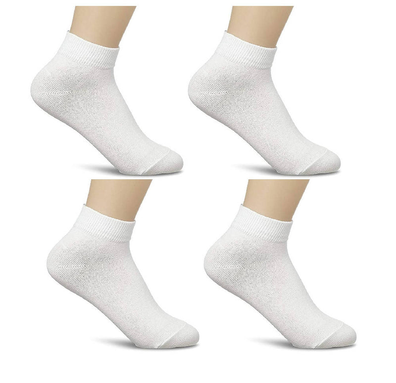 White Cotton Ankle Socks for Men’s and Women’s