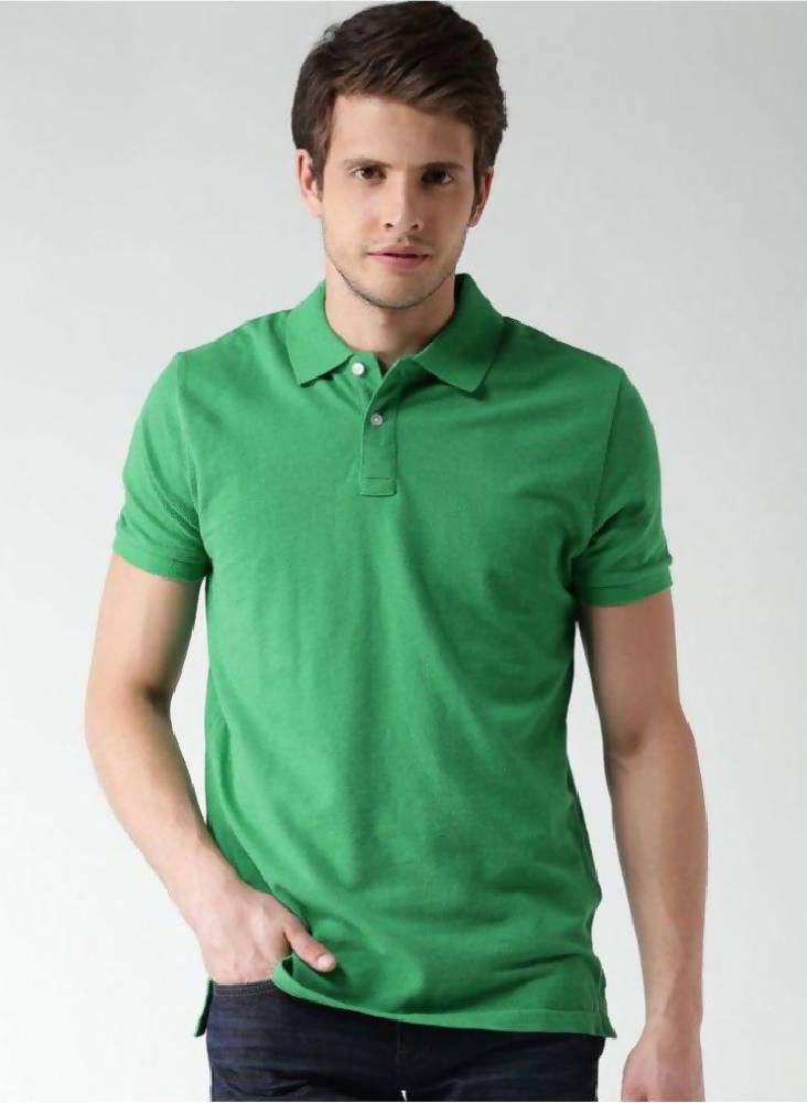 Men's Polyester cotton Polo Neck T-Shirts