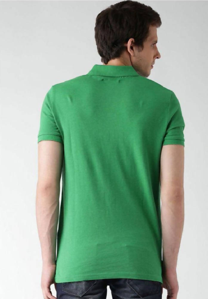 Men's Polyester cotton Polo Neck T-Shirts