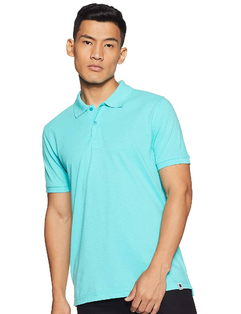 Men's Polyester cotton Polo Neck T-Shirts