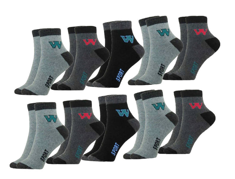 Premium Cotton Cushion Ankle Socks For Men's and Women's