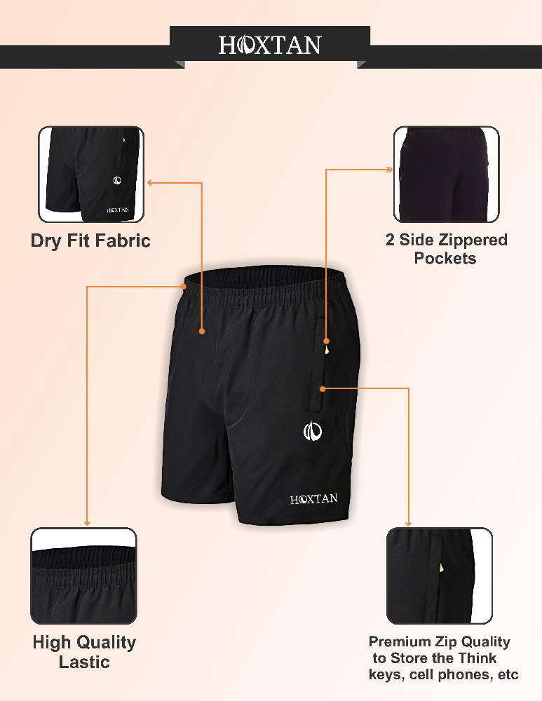 HX COMBO BLACK AND DARKGREY SHORTS (PACK OF 2)