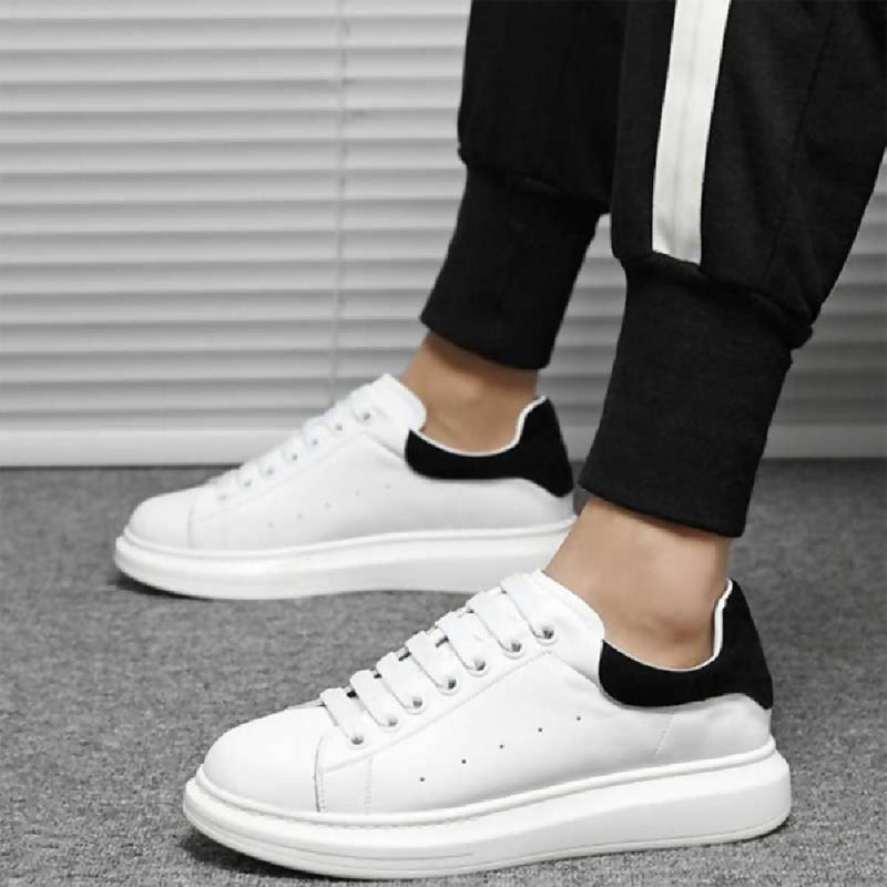 Casual White And Black Sneaker For Men