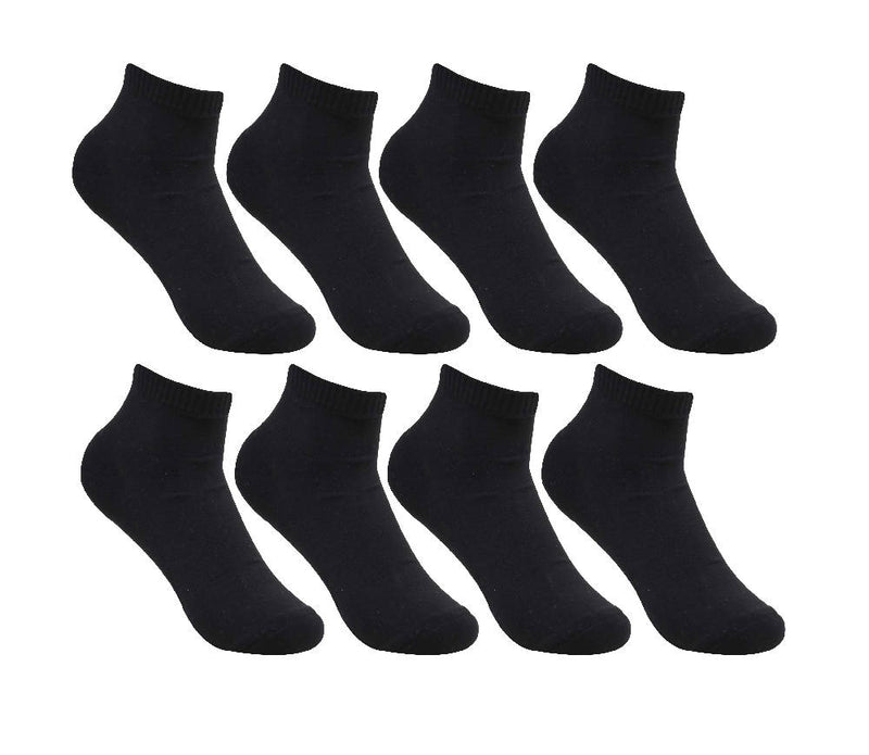 Black Cotton Ankle Socks for Men’s and Women’s