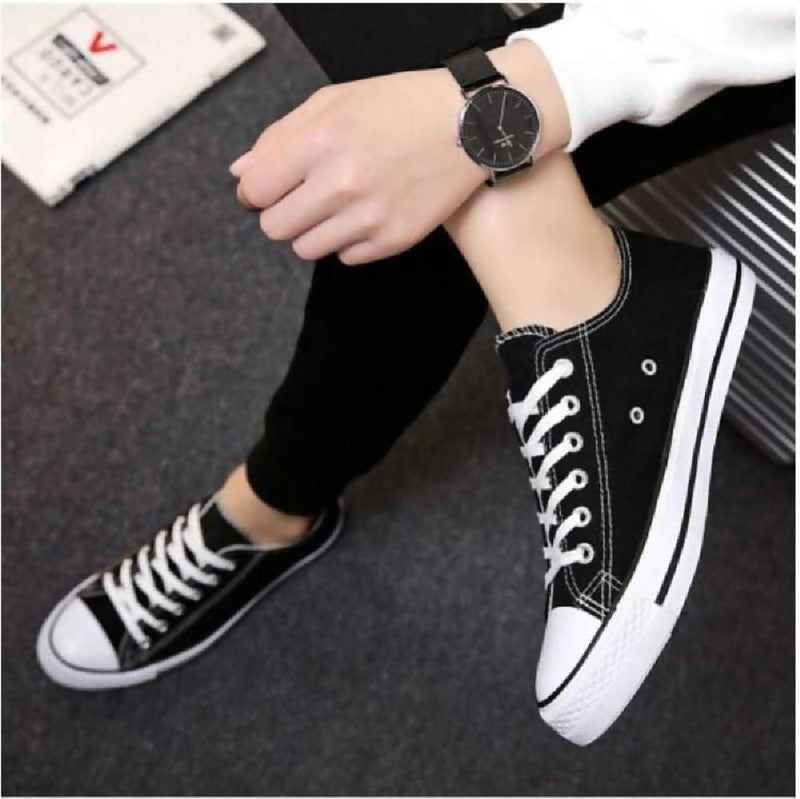 Casual Black And White Sneaker For Men