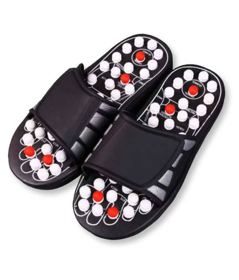 Acupressure Massage Slippers |Magnetic Therapy and Reflexology I Natural Leg Foot Massager | Stress & Pain Relief Slides Slippers