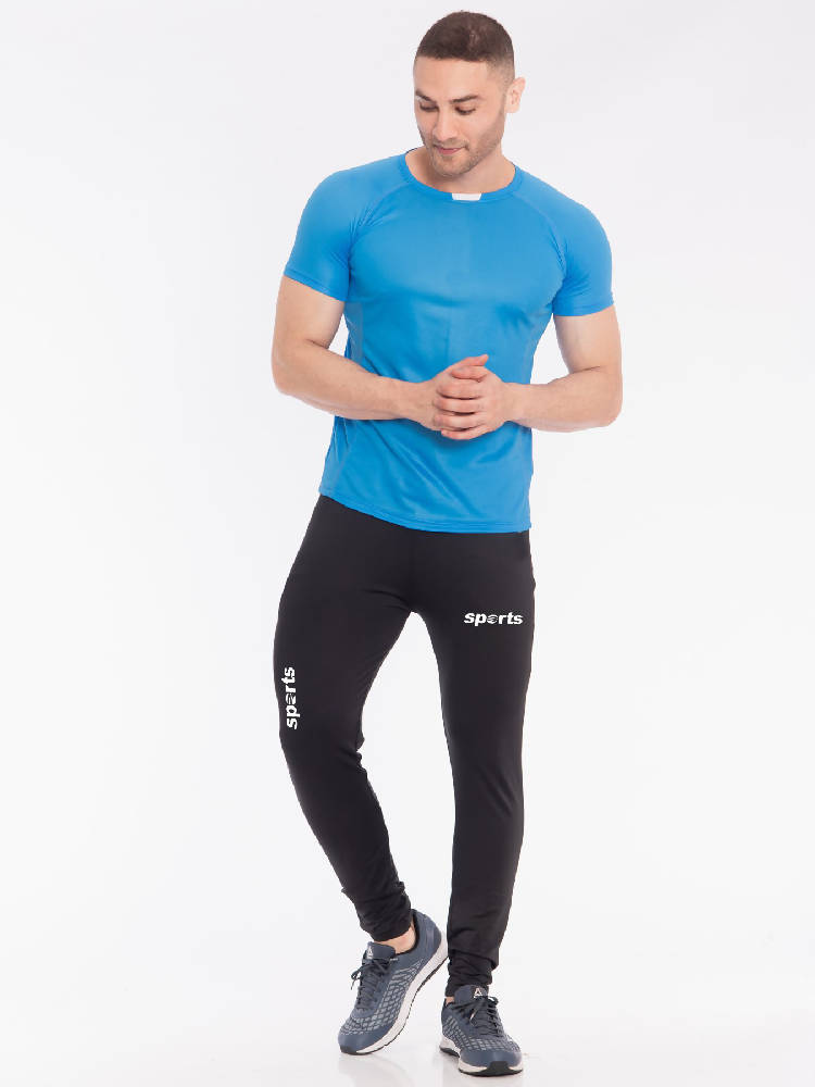 Black Sports Lycra Lowers for Men’s