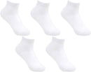 White Cotton Ankle Socks for Men’s and Women’s