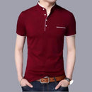 Cotton Blend Solid Half Sleeves T-Shirt