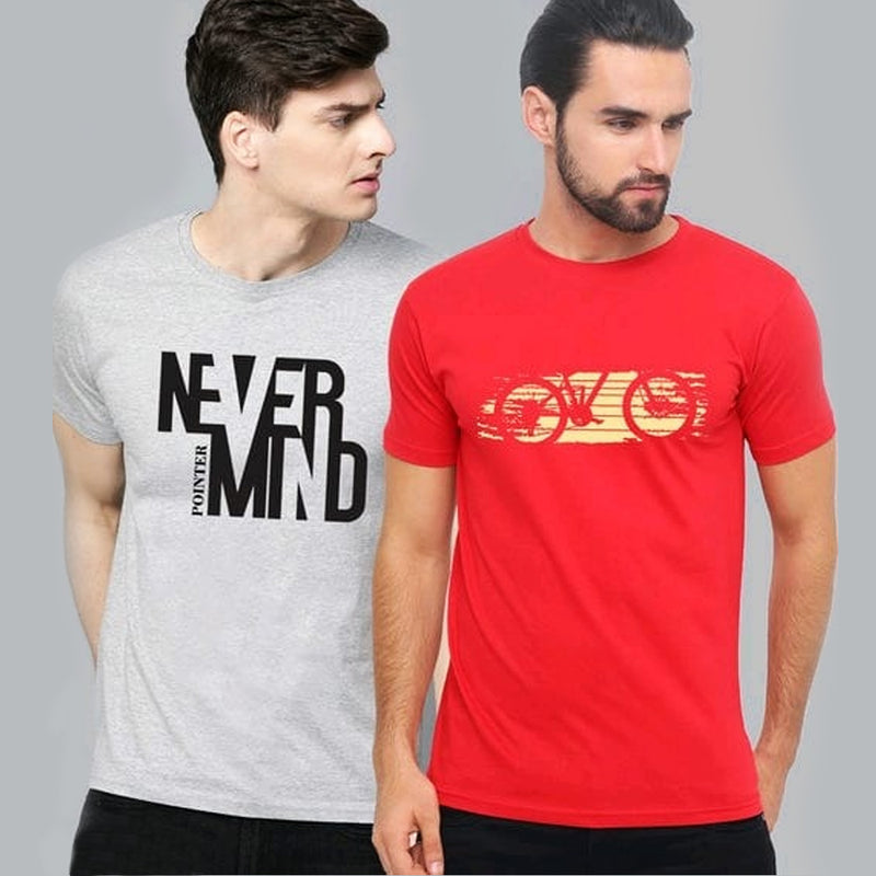 Combo of Stylish Printed Tshirts for Men