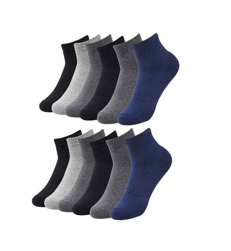 Pure Cotton Multicolor Ankle socks for Men's and Women's