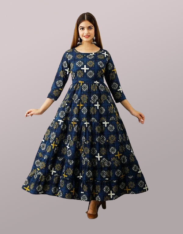 Trendy Rayon Febric Anarkali Kurti Gown for Women